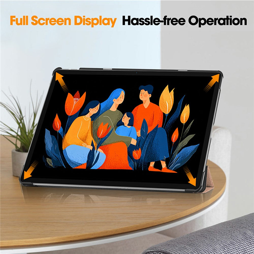 Etui na Lenovo Idea Tab Plus, Techsuit, FoldPro, Różowe Złoto