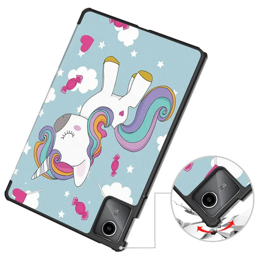 Etui na Lenovo Tab M11, Techsuit, FoldPro Unicorn, Wielokolorowe