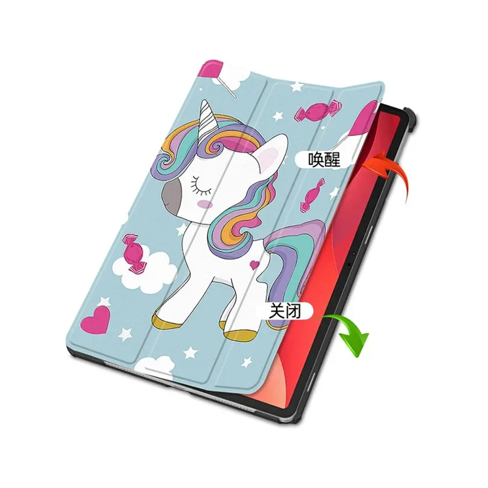 Etui na Lenovo Tab M11, Techsuit, FoldPro Unicorn, Wielokolorowe