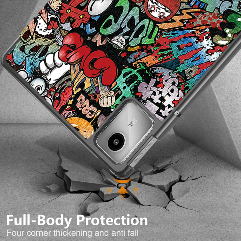 Etui na Lenovo Tab M11, Techsuit, FoldPro Urban Vibe, wielokolorowe
