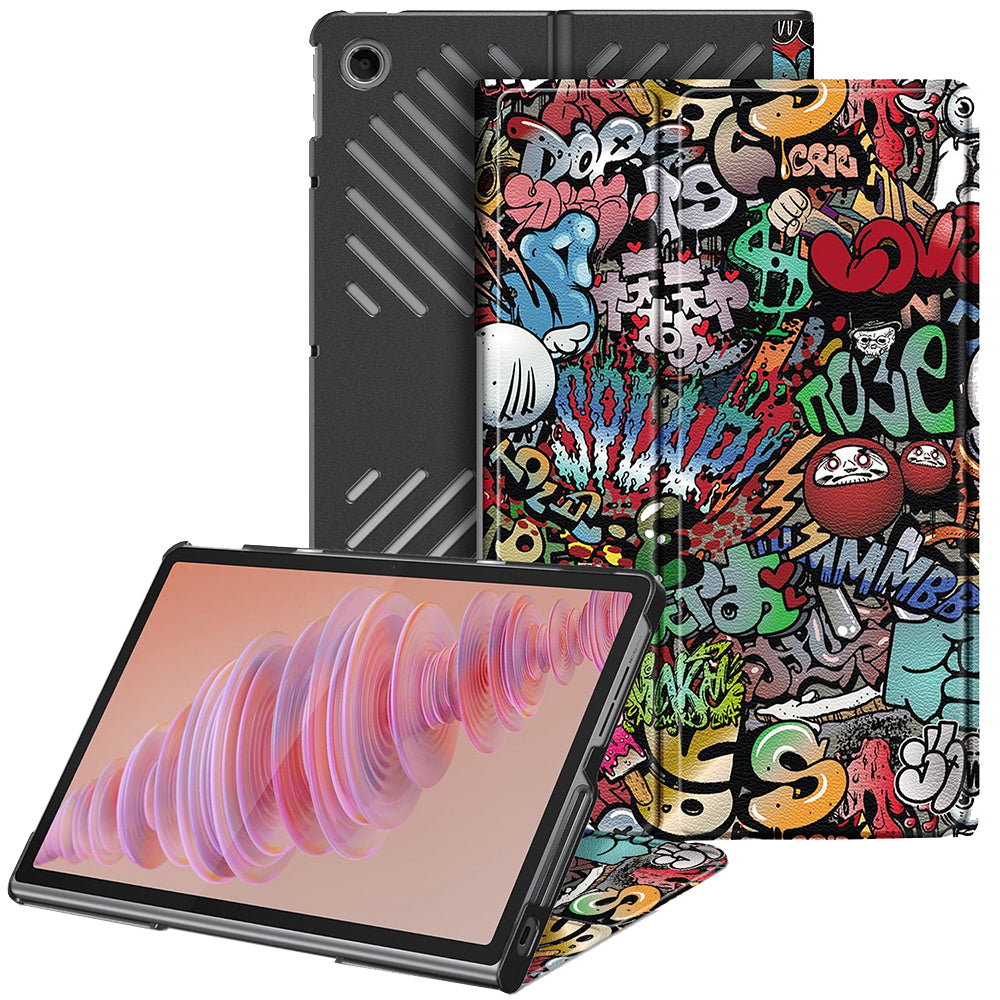 Etui do Lenovo Tab Plus 11,5 cala, Techsuit, FoldPro Urban Vibe, wielokolorowe
