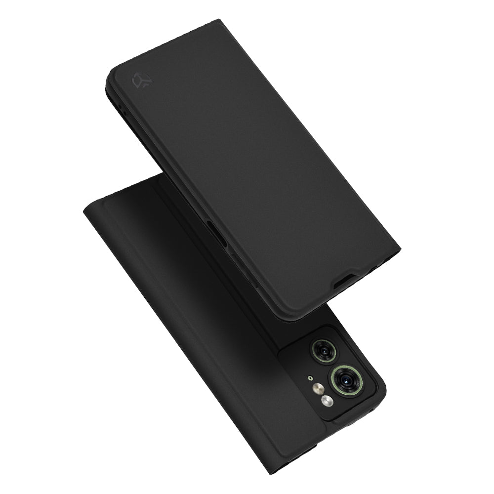 Etui na Motorola Edge (2023) / Edge 40, Techsuit, Magskin Book, Czarne