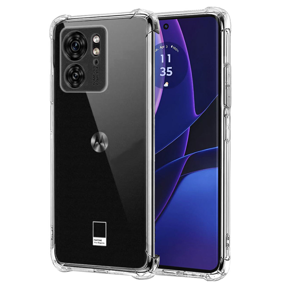Etui na Motorola Edge (2023) / Edge 40, Techsuit, Przezroczyste odporne na wstrząsy