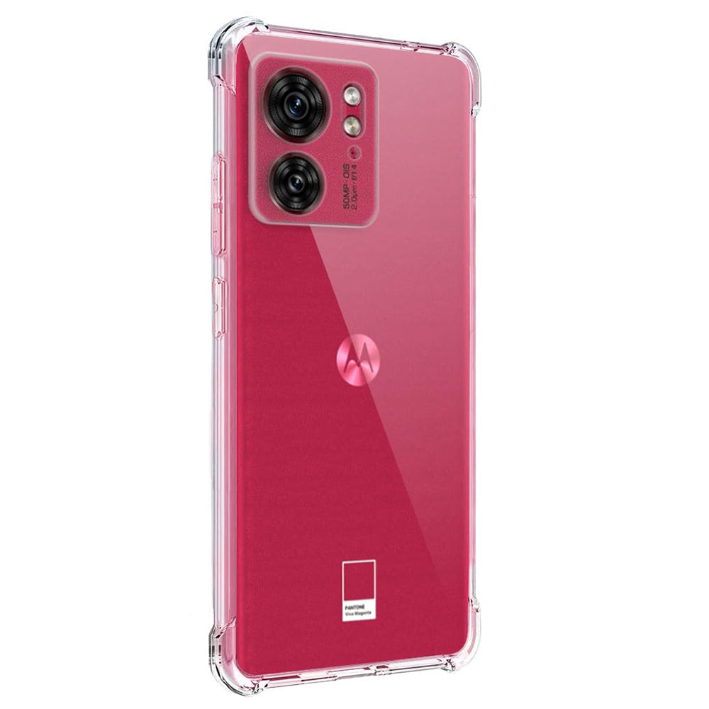 Etui na Motorola Edge (2023) / Edge 40, Techsuit, Przezroczyste odporne na wstrząsy