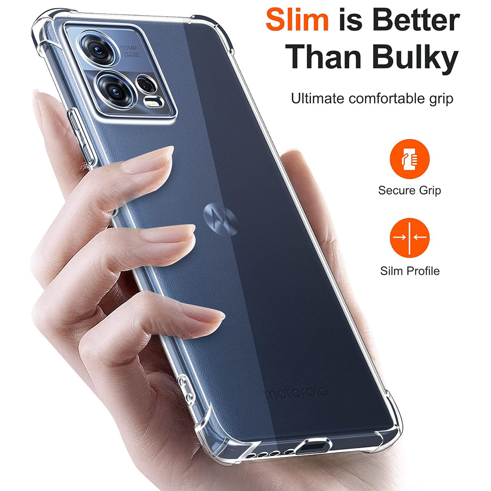 Etui do Motorola Edge 30 Fusion, Techsuit, Shockproof Clear, Przezroczyste