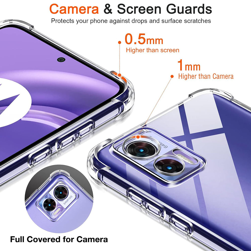 Etui na Motorola Edge 30 Neo, Techsuit, Shockproof Clear, Przezroczyste