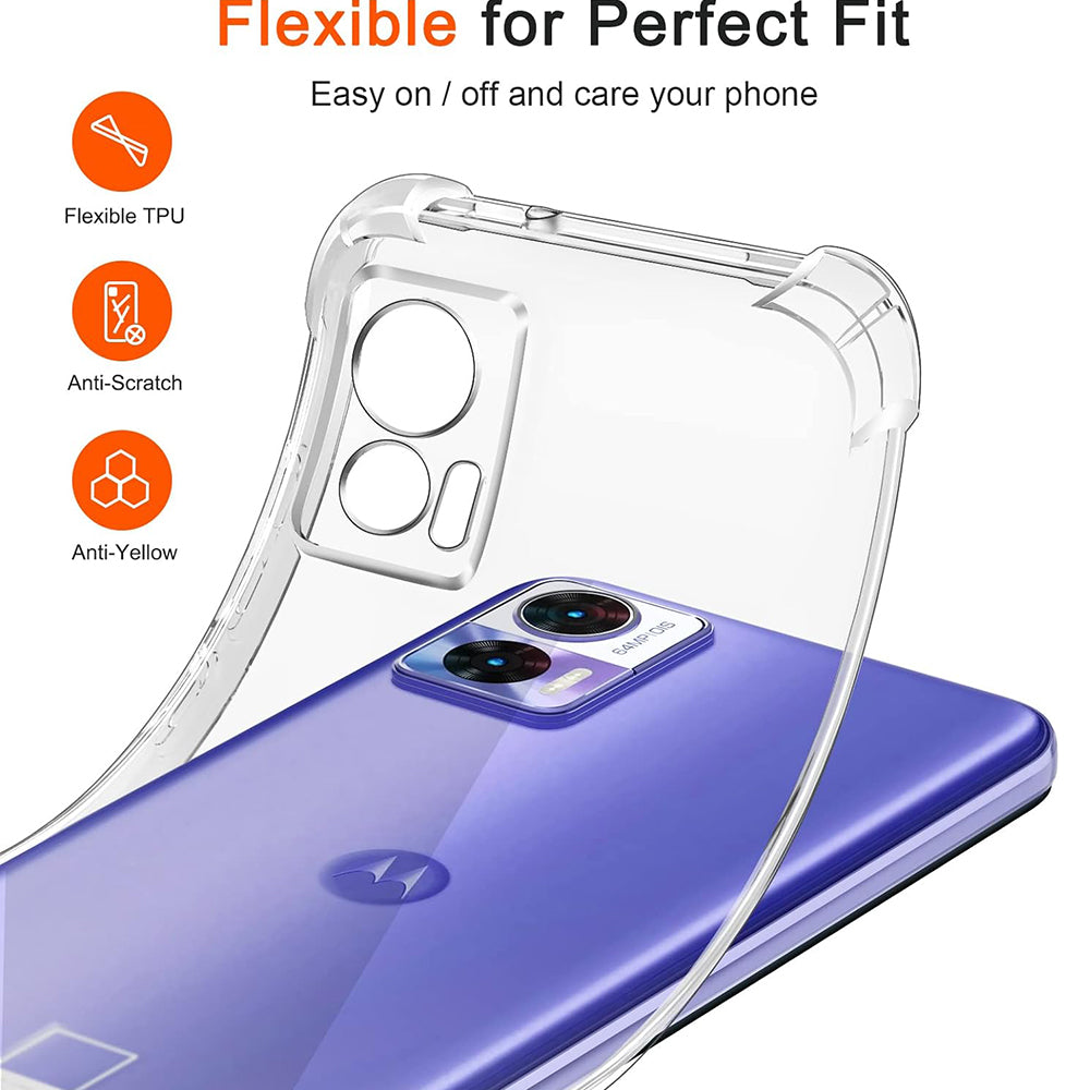 Etui na Motorola Edge 30 Neo, Techsuit, Shockproof Clear, Przezroczyste