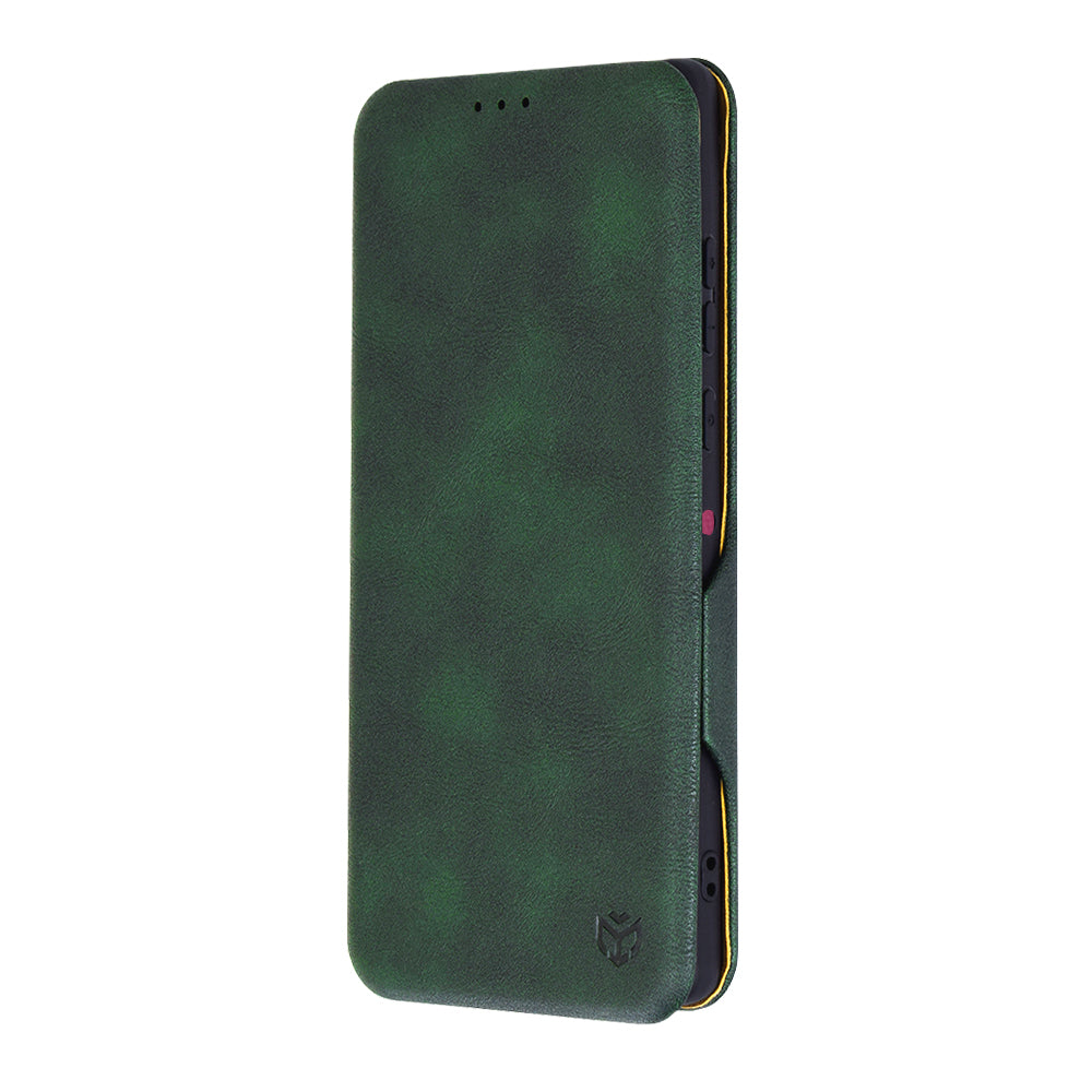 Etui na Motorola Edge 50 Fusion, Techsuit, Safe Wallet Plus, Zielone