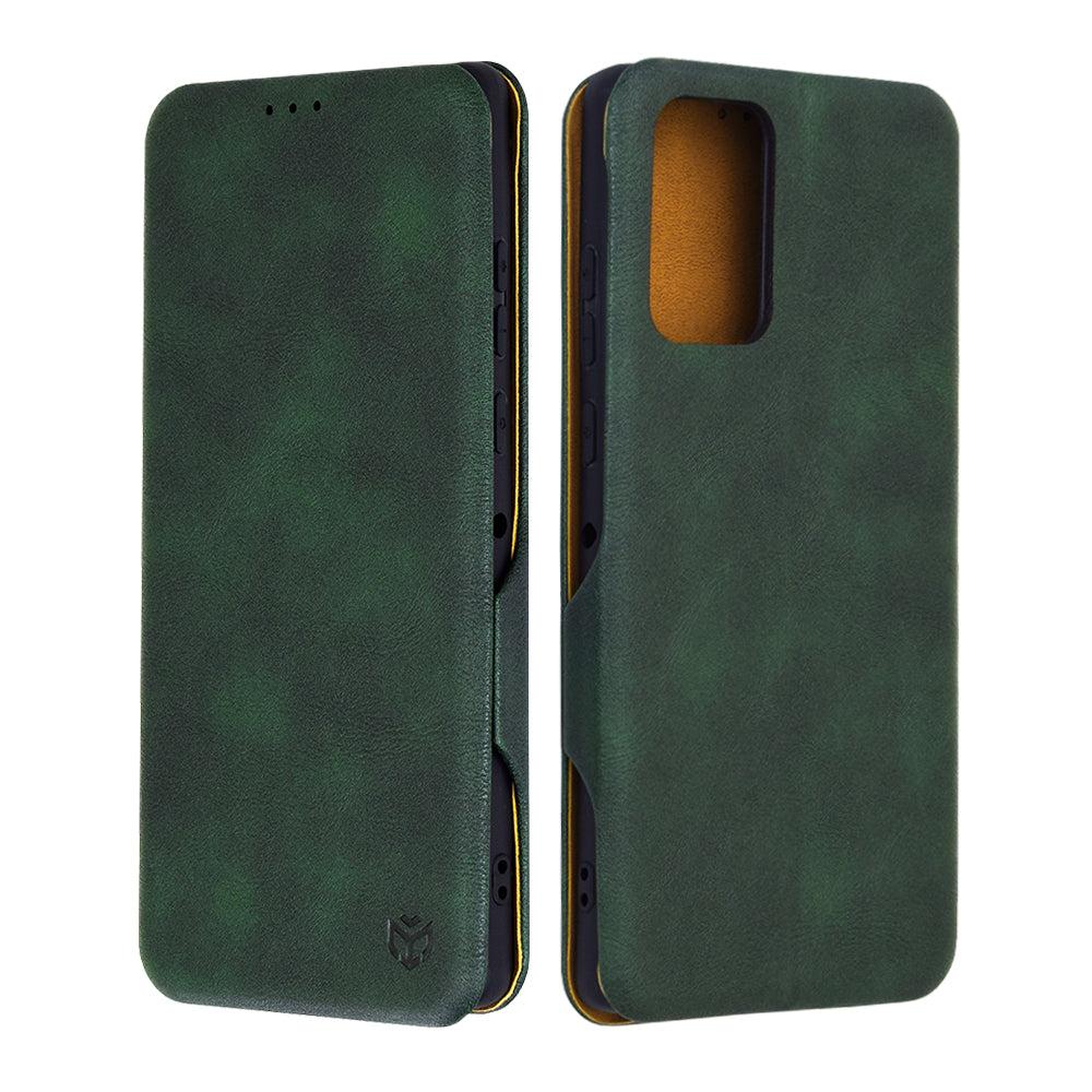 Etui na Motorola Edge 50 Fusion, Techsuit, Safe Wallet Plus, Zielone