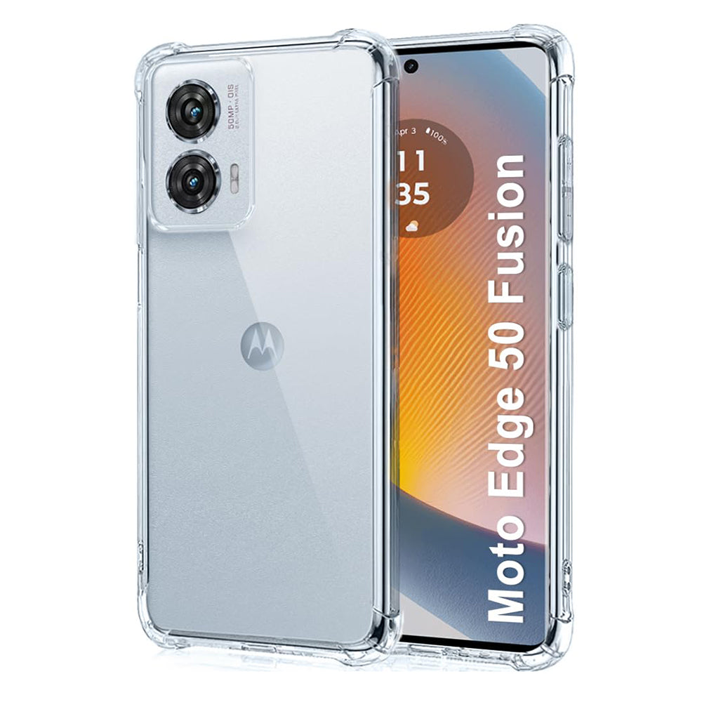Etui na Motorola Edge 50 Fusion, Techsuit, Shockproof Clear, Przezroczyste