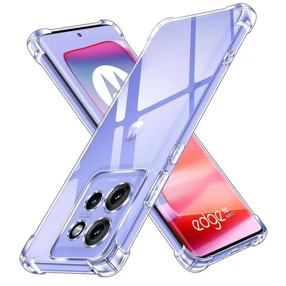 Etui na Motorola Edge 50 Neo, Techsuit, Shockproof Clear, Przezroczyste