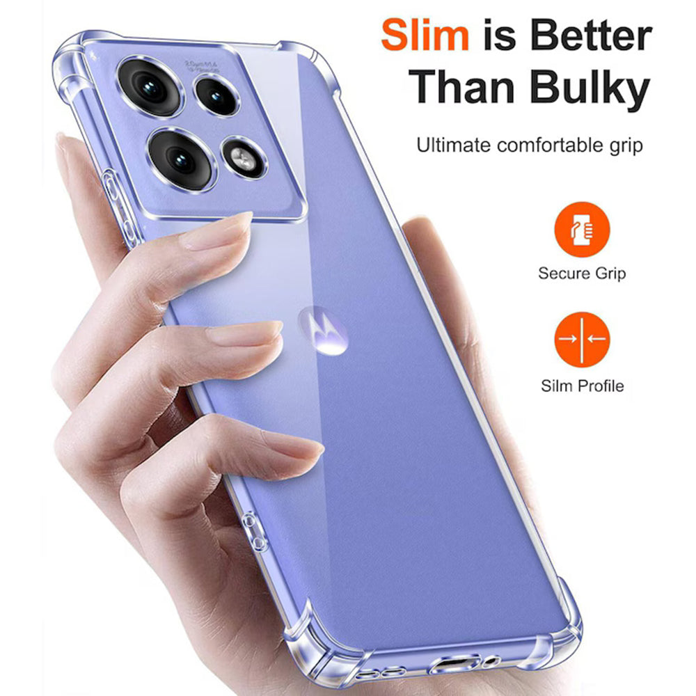 Etui na Motorola Edge 50 Neo, Techsuit, Shockproof Clear, Przezroczyste