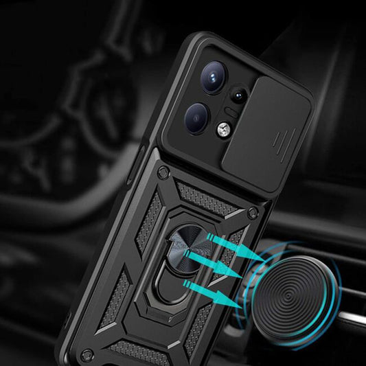 Etui na Motorola Edge 50 Pro, Techsuit, CamShield, Czarna