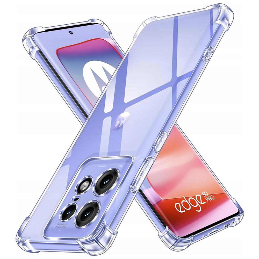 Etui na Motorola Edge 50 Pro, Techsuit, Shockproof Clear, Przezroczyste