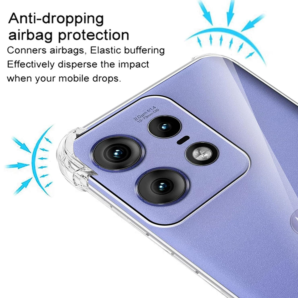 Etui na Motorola Edge 50 Pro, Techsuit, Shockproof Clear, Przezroczyste
