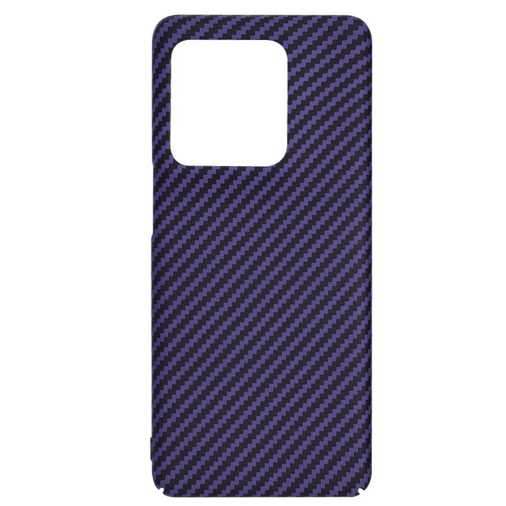 Etui na Motorola Edge 50 Ultra, Techsuit, Carbonite FiberShell, Fioletowy