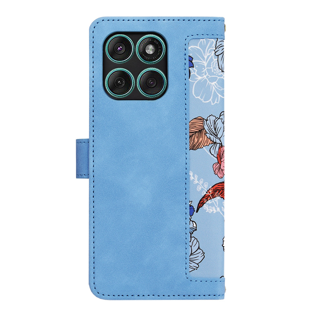 Etui na Motorola Edge 60 Fusion / Edge 60, Techsuit, FlipCraft, Niebieski