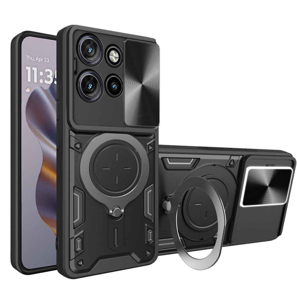 Etui na Motorola Edge 60 Neo / Edge 50 Neo, Techsuit, CamGuard Pro, Czarne
