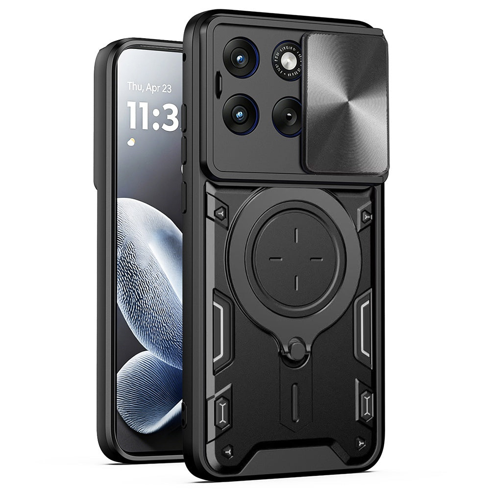 Etui na Motorola Edge 70 Fusion, Techsuit, CamGuard Pro, Czarne