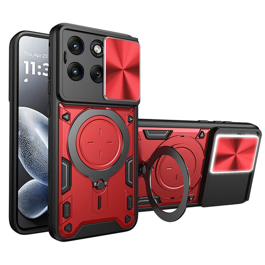 Etui na Motorola Edge 70 Fusion, Techsuit, CamGuard Pro, Czerwony