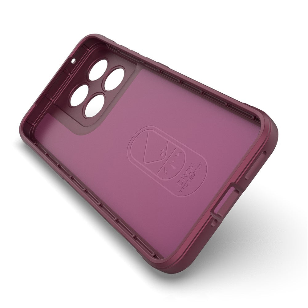 Etui na Motorola Edge 70 Fusion, Techsuit, Magic Shield, Wiśniowy