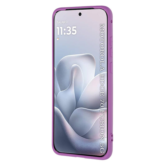 Etui na Motorola Edge 70 Fusion, Techsuit, SoftFlex, Fioletowy