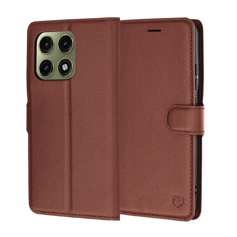 Etui na Motorola Edge 70 Pro, Techsuit, Leather Folio, Brązowe