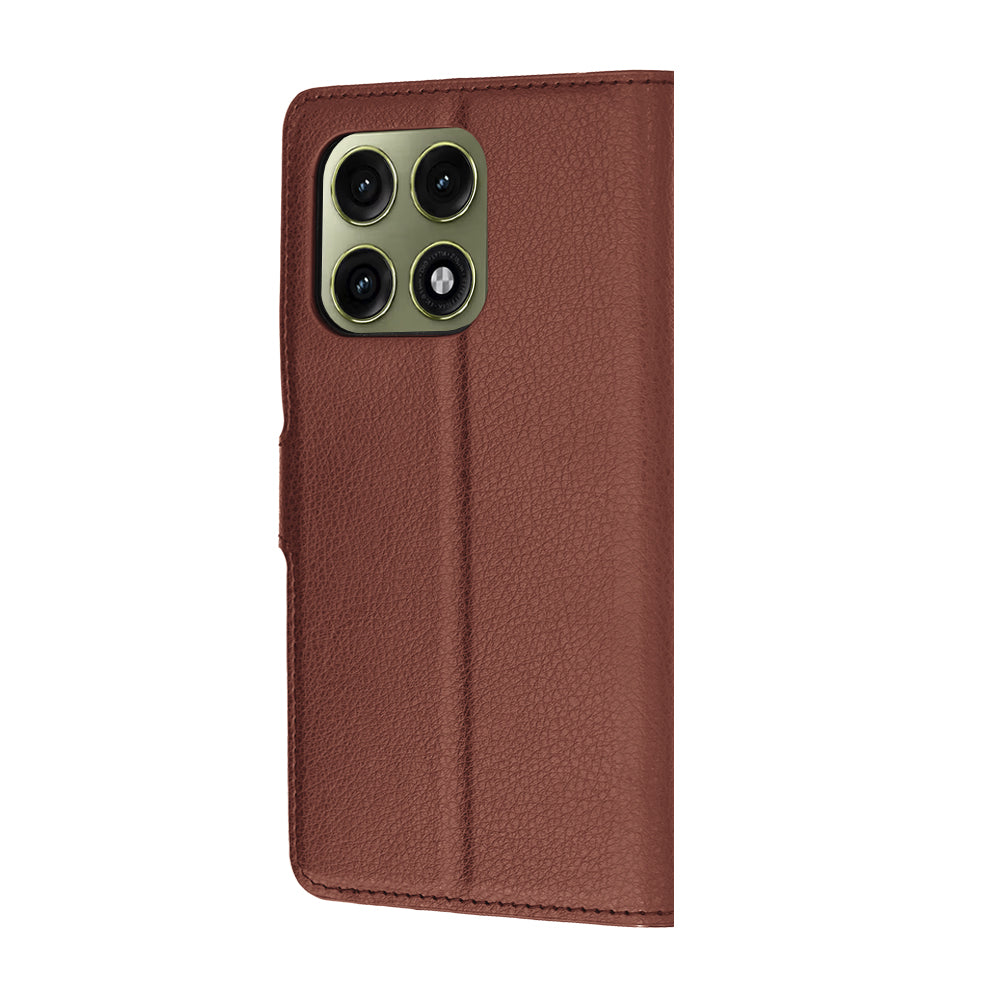 Etui na Motorola Edge 70 Pro, Techsuit, Leather Folio, Brązowe