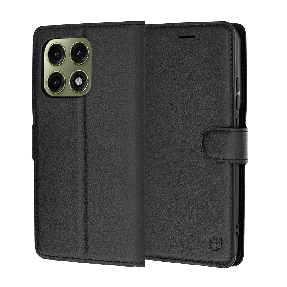 Etui na Motorola Edge 70 Pro, Techsuit, Leather Folio, czarne