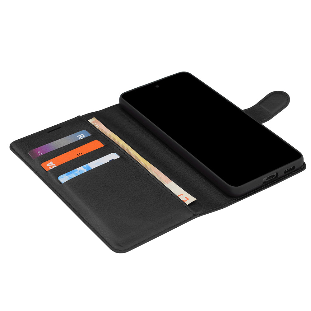 Etui na Motorola Edge 70 Pro, Techsuit, Leather Folio, czarne