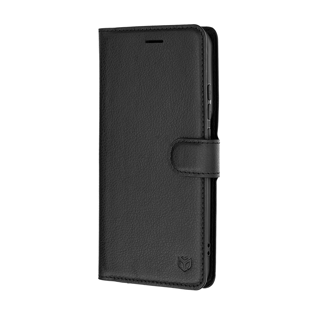 Etui na Motorola Edge 70 Pro, Techsuit, Leather Folio, czarne