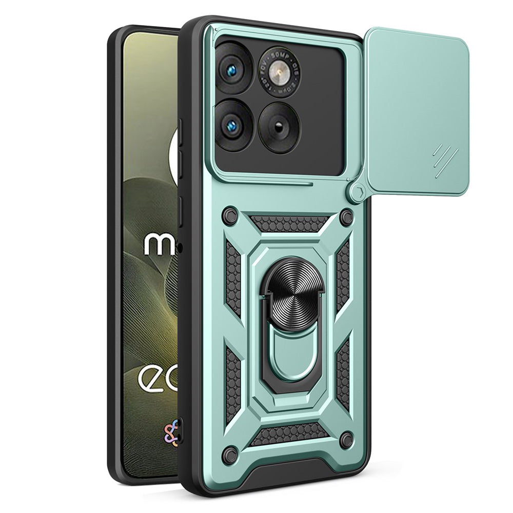 Etui na Motorola Edge 70, Techsuit, CamShield, Zielony