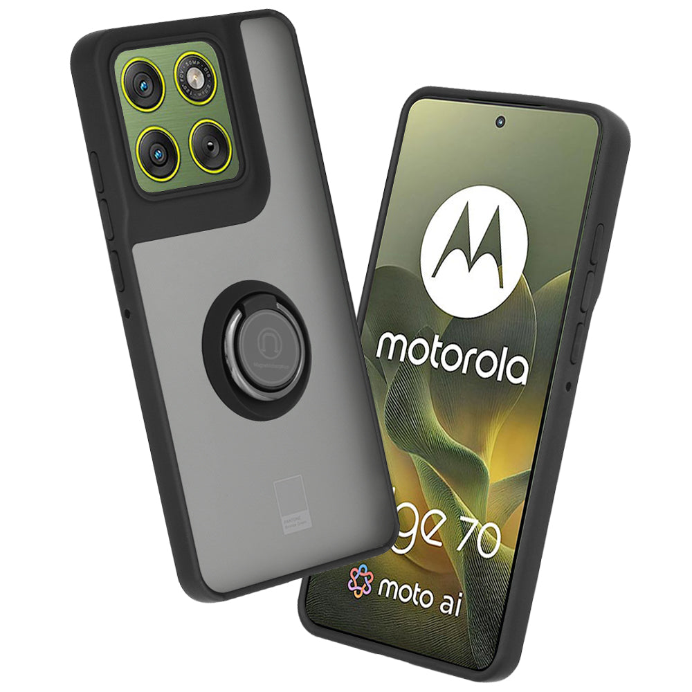 Etui na Motorola Edge 70, Techsuit, Glinth, Czarne