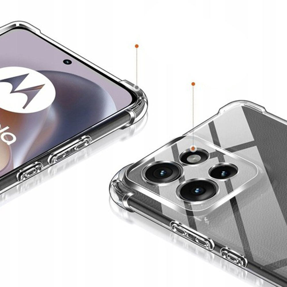 Etui na Motorola Edge 70, Techsuit, Shockproof Clear, Przezroczyste