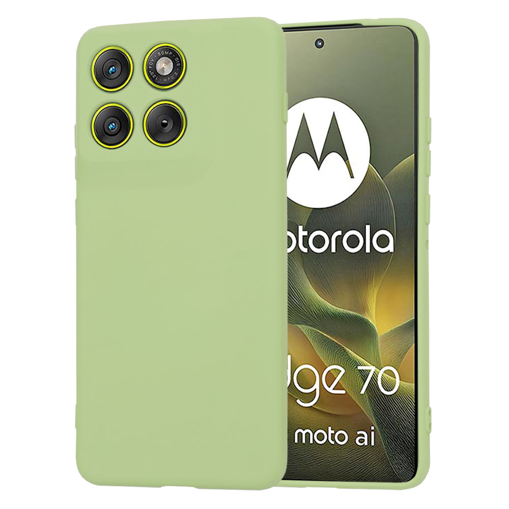 Case for Motorola Edge 70, Techsuit, SoftFlex, Matcha