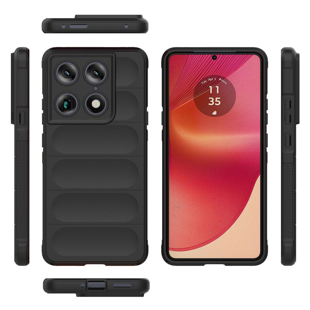 Etui na Motorola Edge 70 Ultra / Signature, Techsuit, Magic Shield, czarne