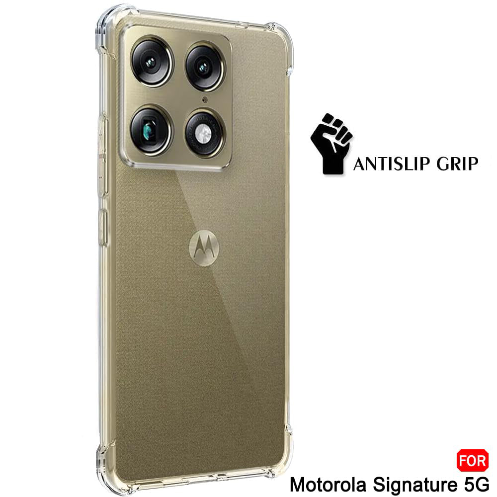 Etui na Motorola Edge 70 Ultra / Signature, Techsuit, Shockproof Clear, Przezroczyste