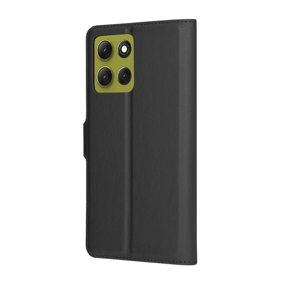 Etui na Motorola Moto G86, Techsuit, Leather Folio, czarne