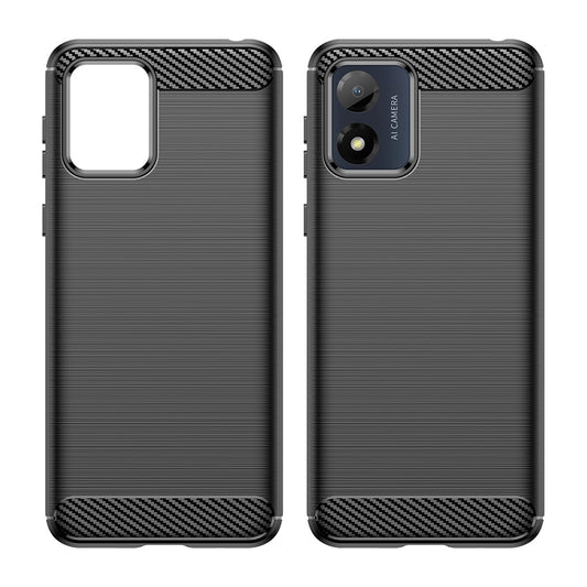 Etui na Motorola Moto E13, Techsuit, Carbon, Czarny