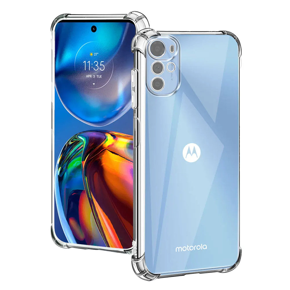 Etui na Motorola Moto E32s / E32 / G22, Techsuit, Shockproof Clear, Przezroczyste