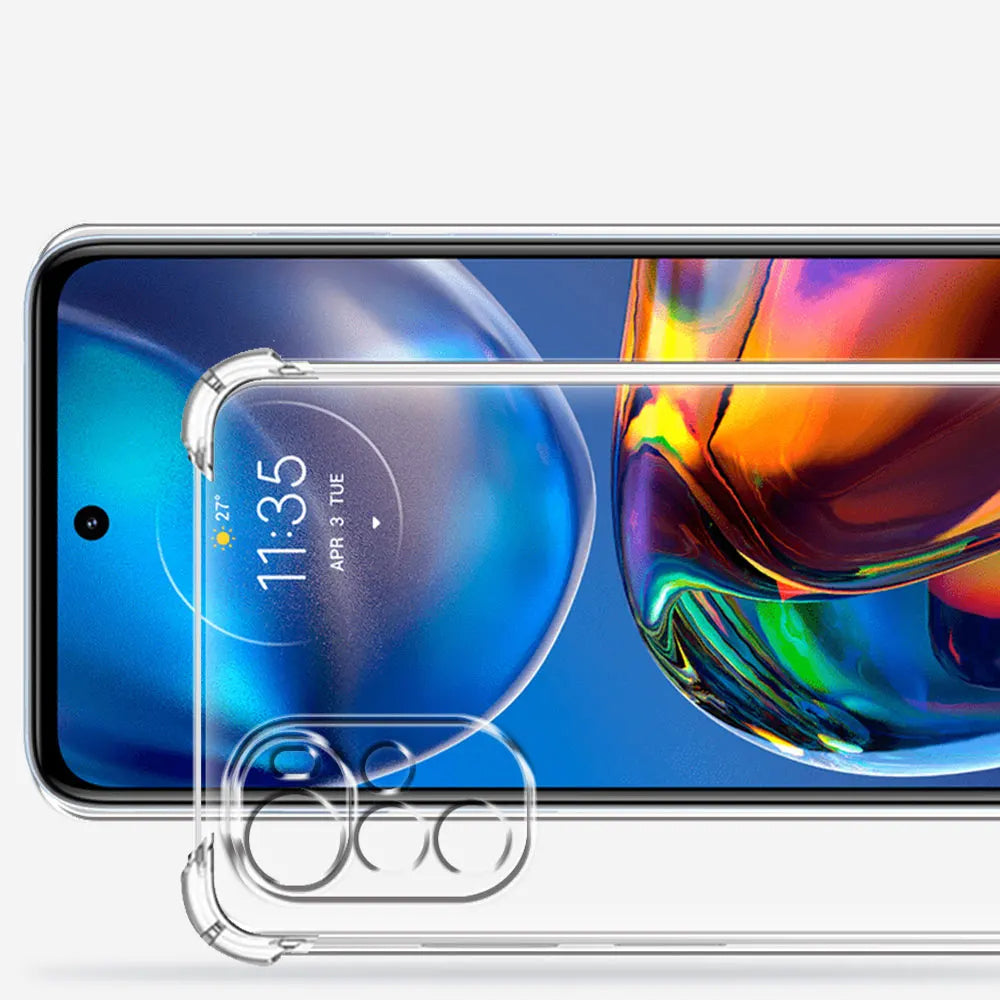 Etui na Motorola Moto E32s / E32 / G22, Techsuit, Shockproof Clear, Przezroczyste