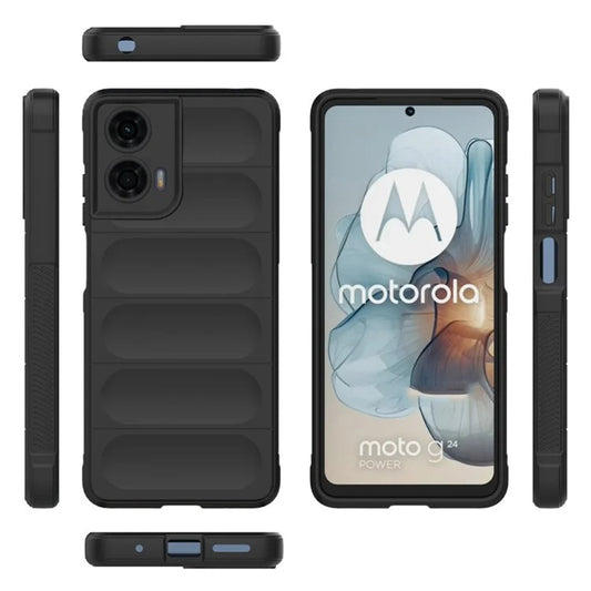 Etui na Motorola Moto G04s / E14 / G04 / G24, Techsuit, Magic Shield, czarne