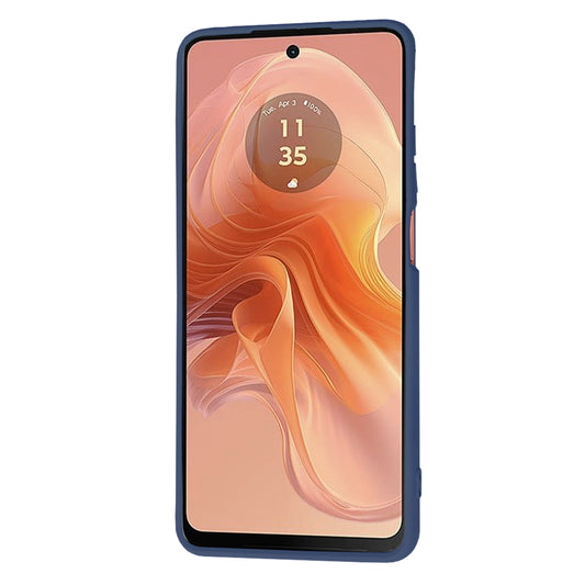 Etui na Motorola Moto G04s / E14 / G04, Techsuit, SoftFlex, Granatowy