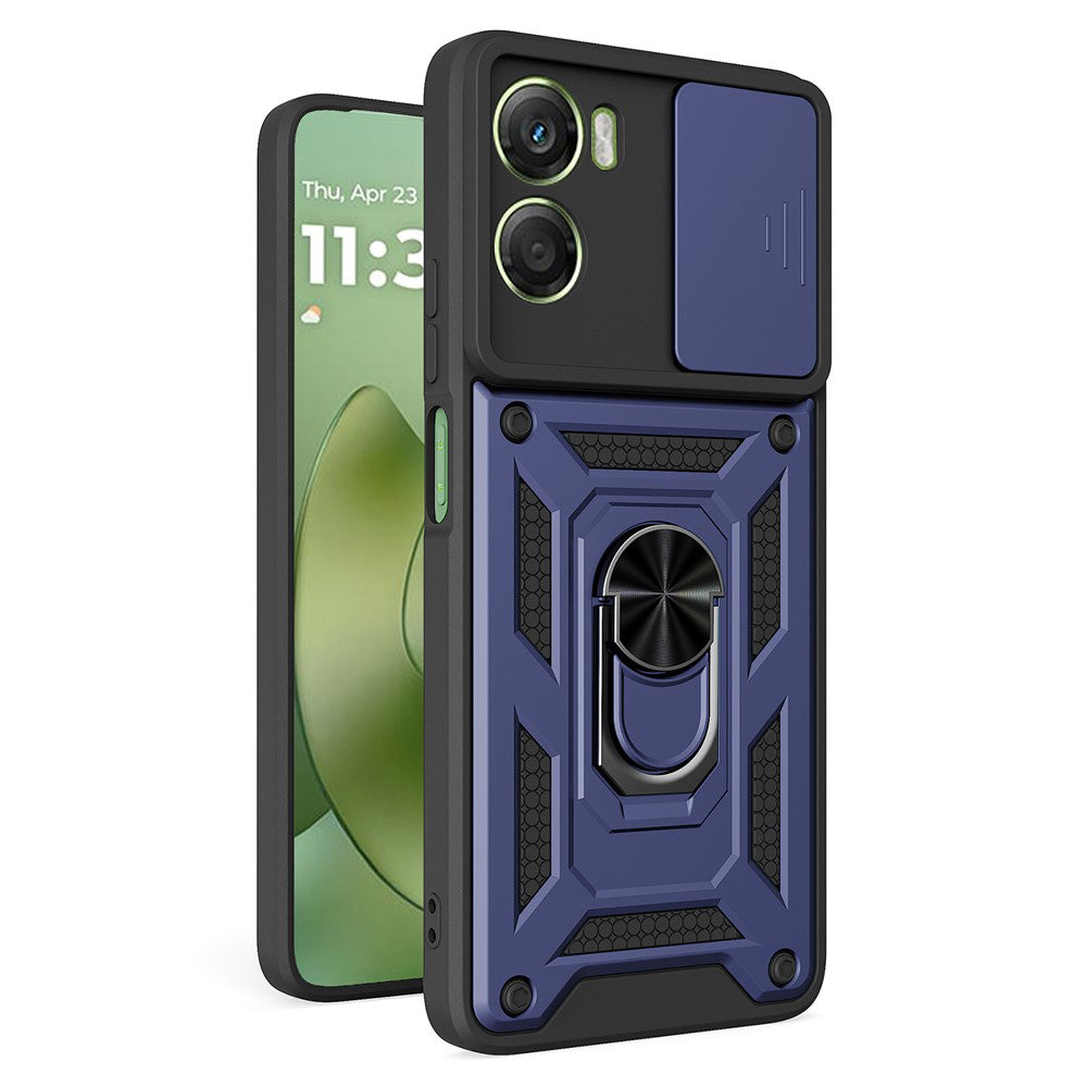 Etui na Motorola Moto G06, Techsuit, CamShield, Niebieskie