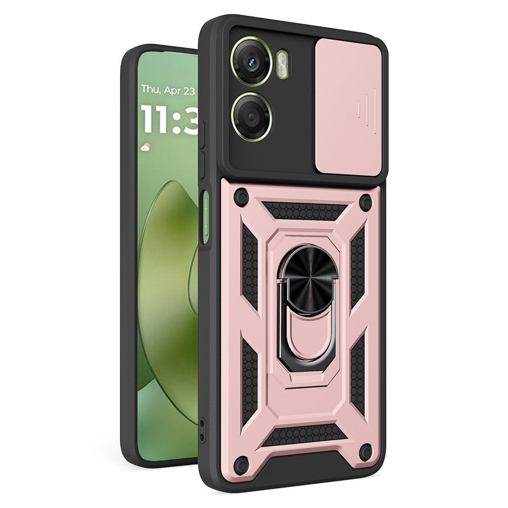 Etui na Motorola Moto G06, Techsuit, CamShield, Różowe Złoto