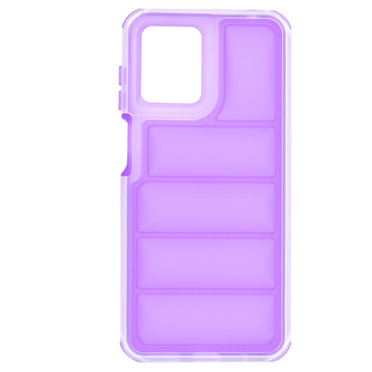 Etui na Motorola Moto G14, Techsuit, Wave Shield, Fioletowy