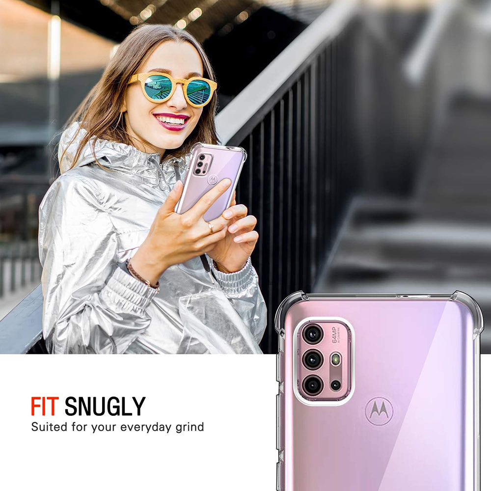 Etui na Motorola Moto G30 / G20 / G10, Techsuit, odporne na wstrząsy, przezroczyste