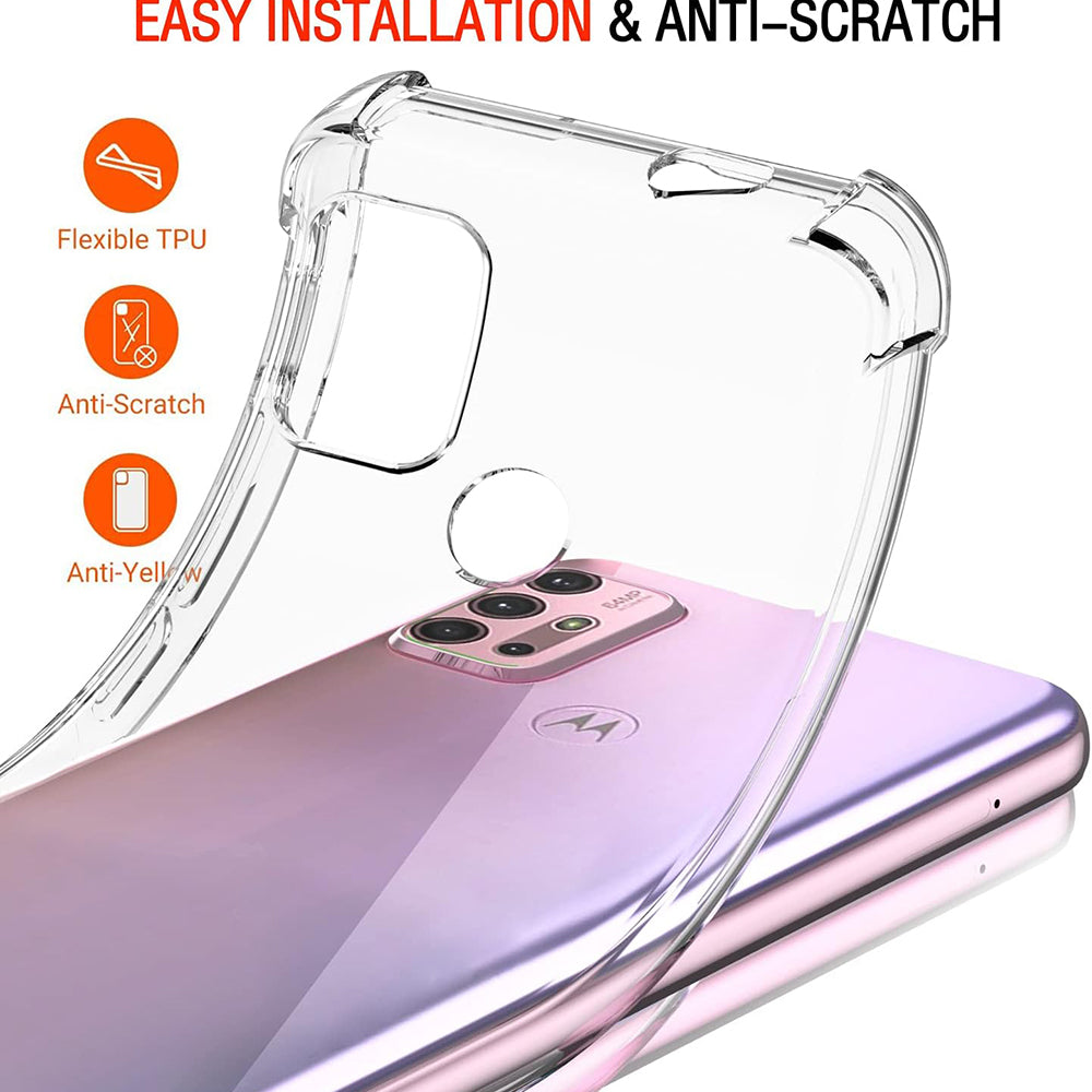 Etui na Motorola Moto G30 / G20 / G10, Techsuit, odporne na wstrząsy, przezroczyste
