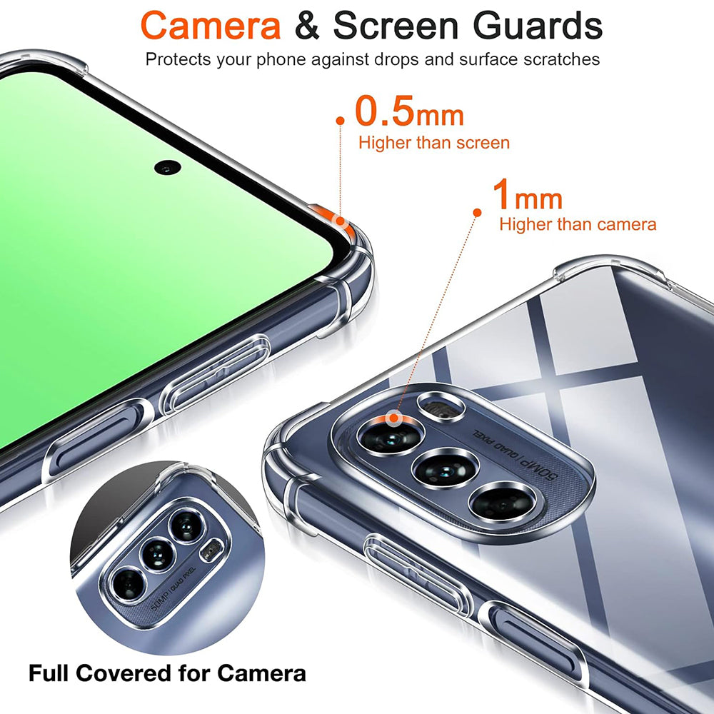 Etui na Motorola Moto G31 / G41, Techsuit, Shockproof Clear, Przezroczyste
