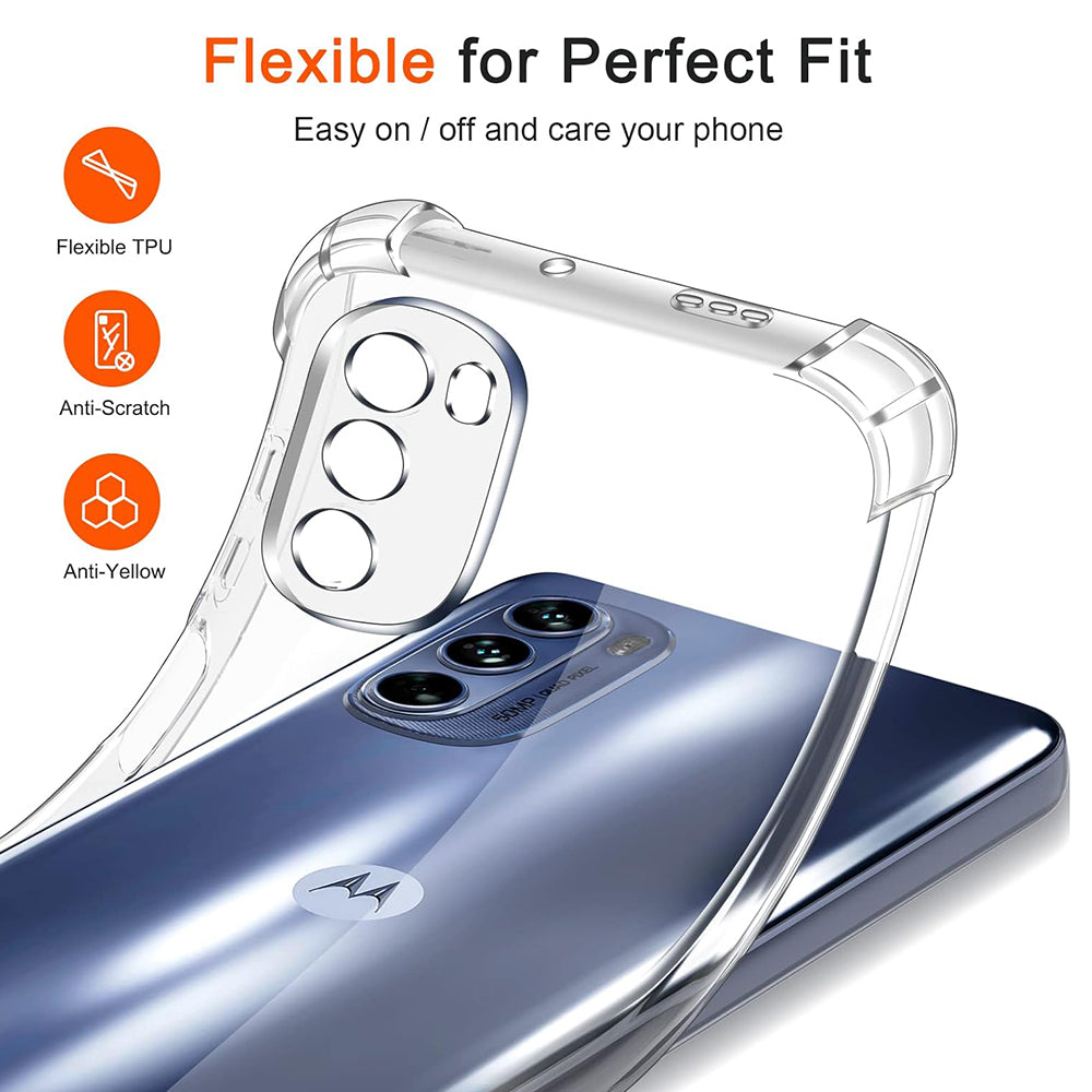 Etui na Motorola Moto G31 / G41, Techsuit, Shockproof Clear, Przezroczyste